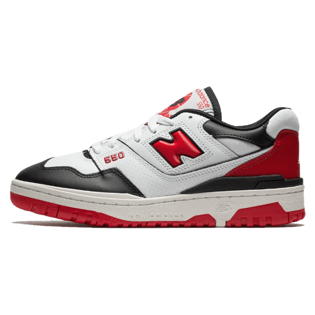 New Balance 550 White Red Black