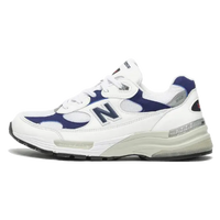 New Balance 992 White Navy