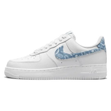 Nike Air Force 1 Low '07 Essential White Worn Blue Paisley
