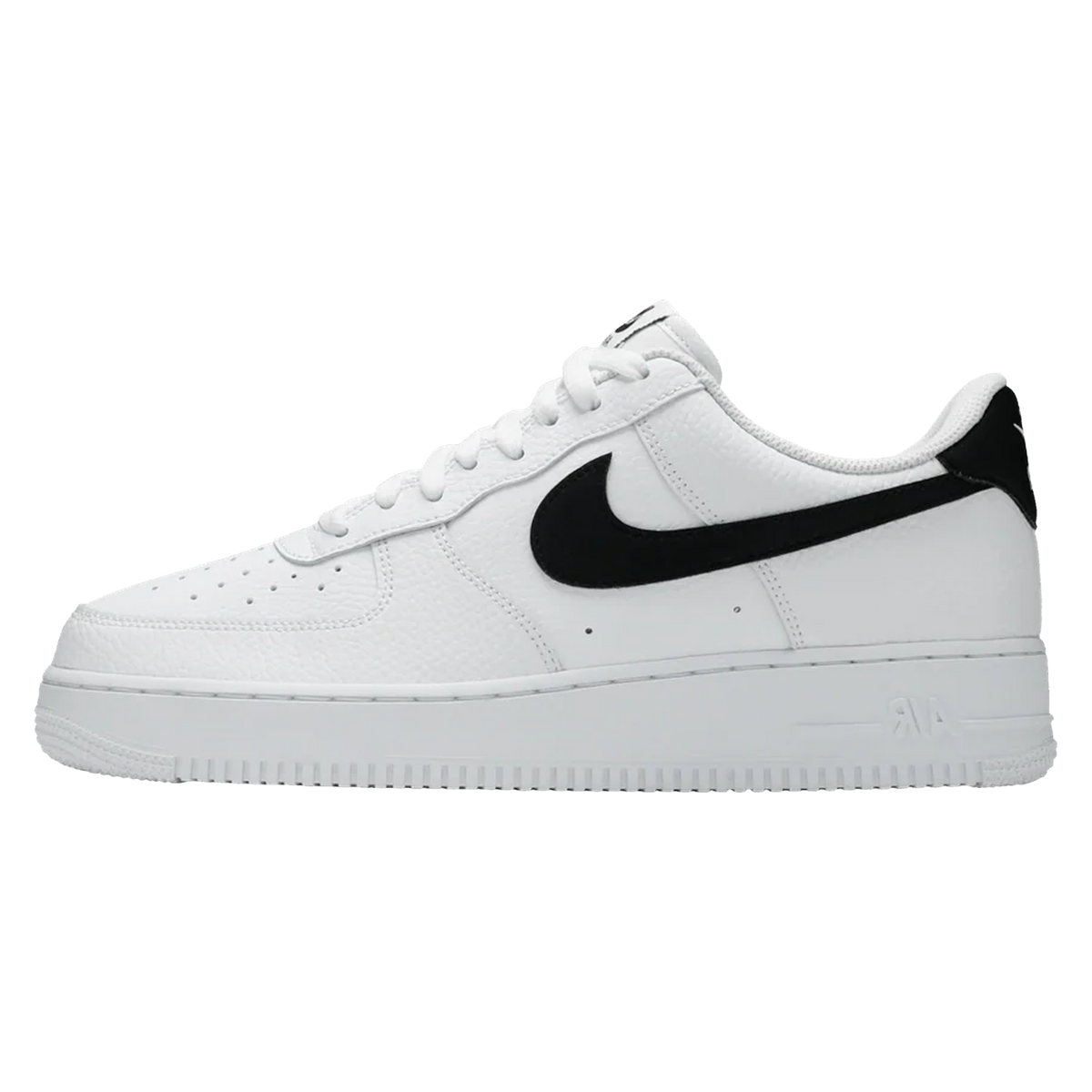 Nike Air Force 1 Low '07 White Black Pebbled Leather