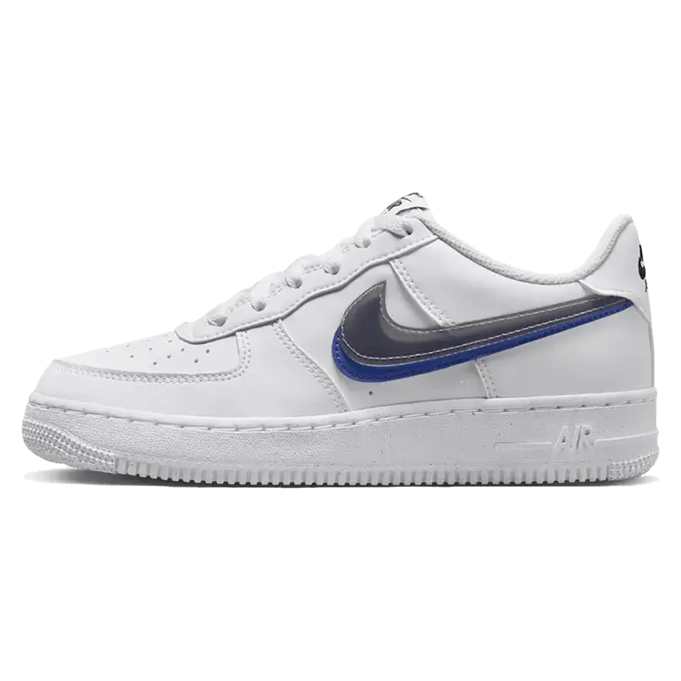 Nike Air Force 1 Low Impact Next Nature Double Swoosh White Black Blue