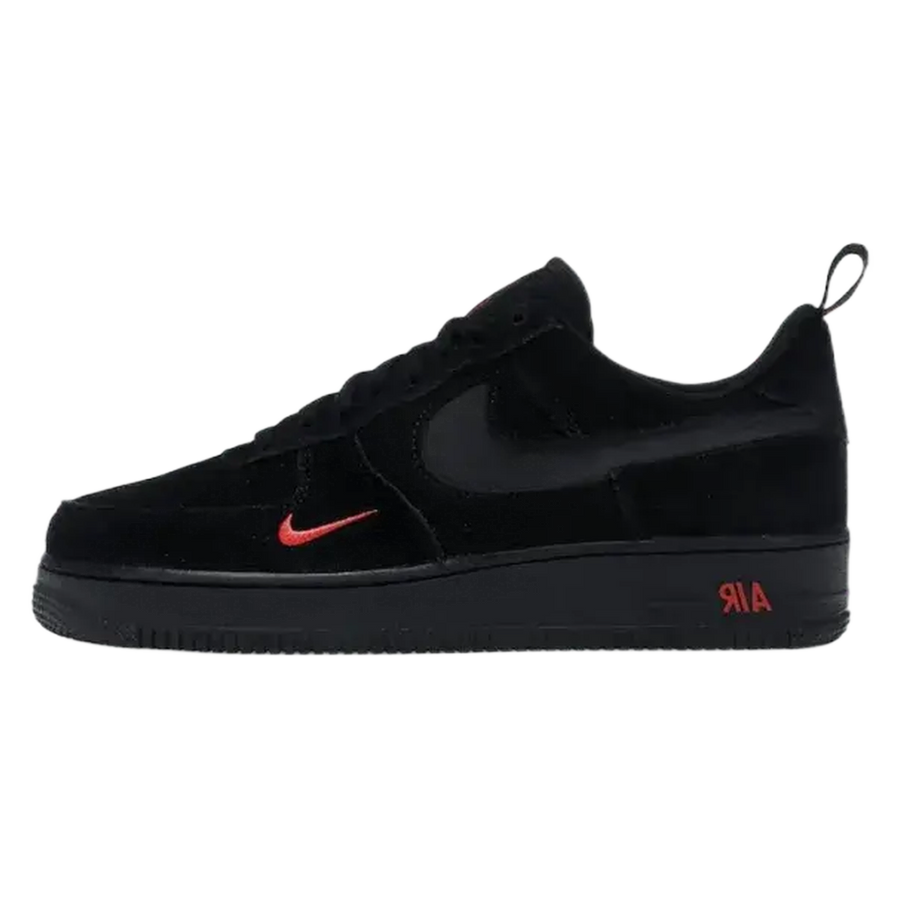 Nike Air Force 1 Low Multi-Swoosh Black Crimson