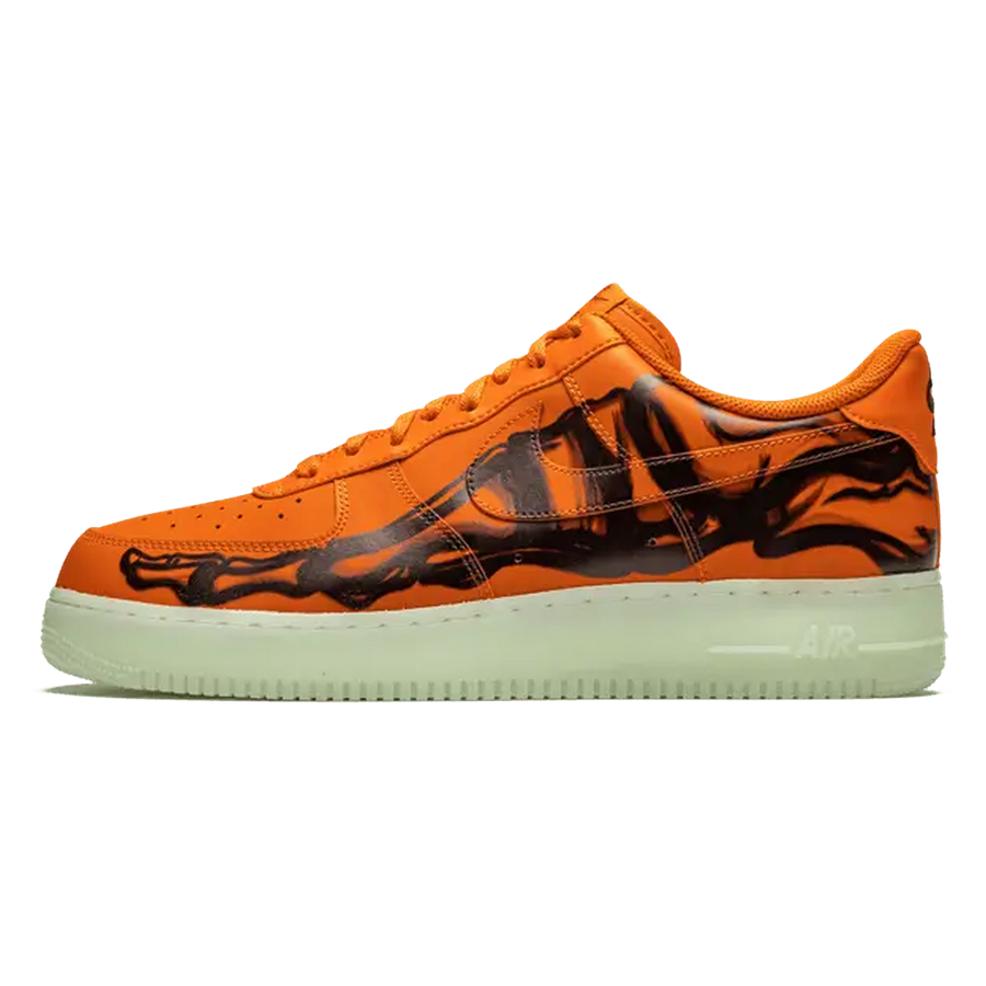 Nike Air Force 1 Low Orange Skeleton Halloween (2020)