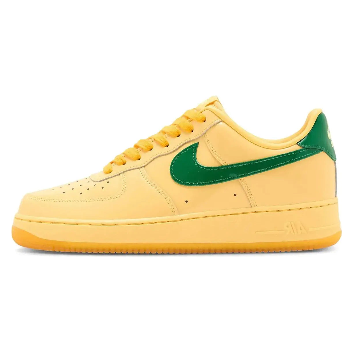 Nike Air Force 1 Low Patent Leather Topaz Gold Pine Green