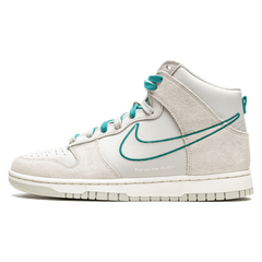 Nike Dunk High First Use Light Bone Green Noise