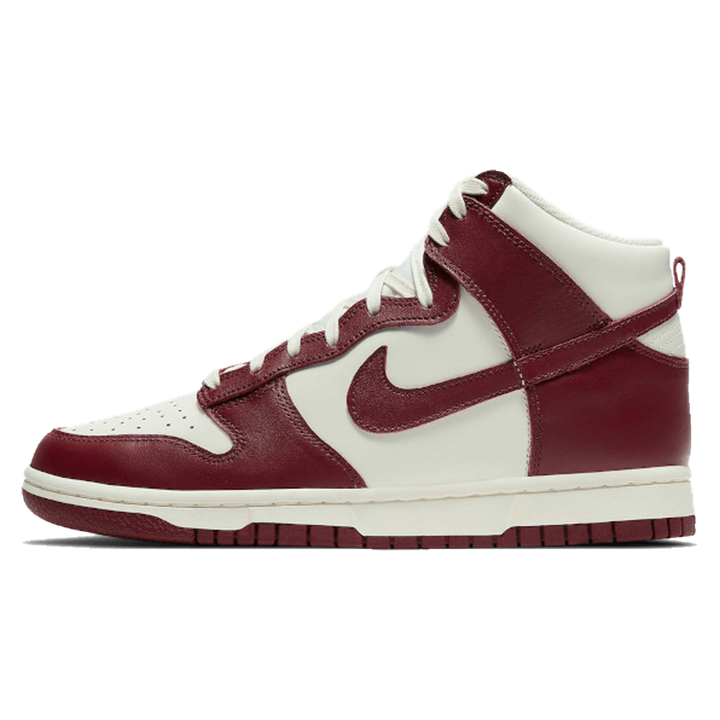 Nike Dunk High Sail Team Red