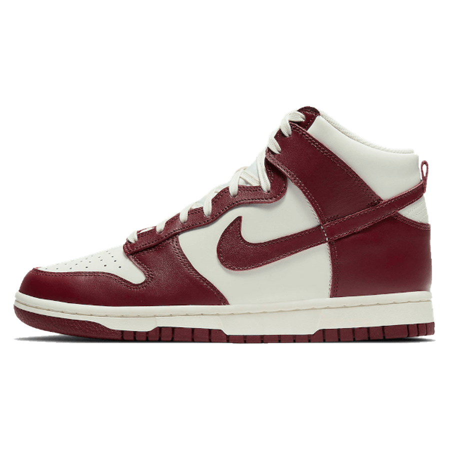 Nike Dunk High Sail Team Red