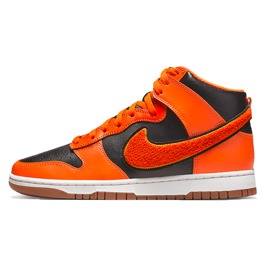 Nike Dunk High University Chenille Swoosh Safty Orange