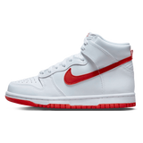 Nike Dunk High White Picante Red