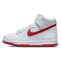 Nike Dunk High White Picante Red