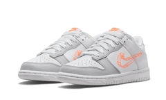 Nike Dunk Low 3D Swoosh White Grey
