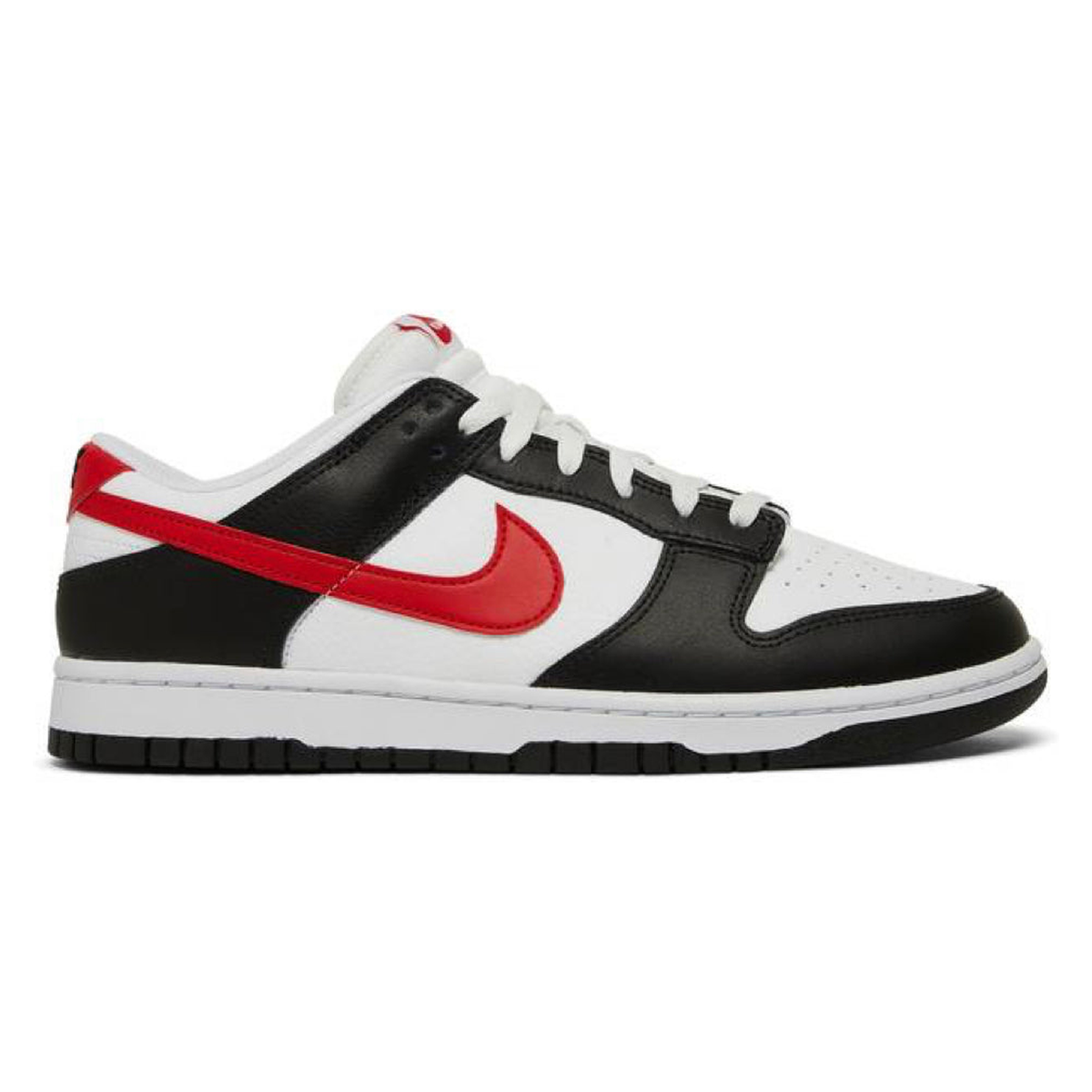 Nike Dunk Low Black White Red