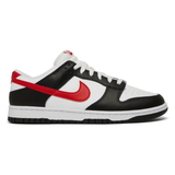 Nike Dunk Low Black White Red