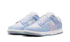 Nike Dunk Low White Blue Airbrush