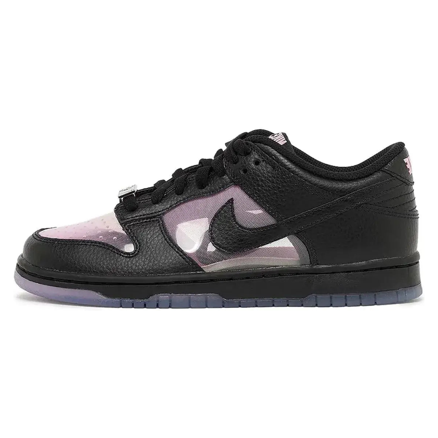 Nike Dunk Low Retro Transparent Black Pink Rise