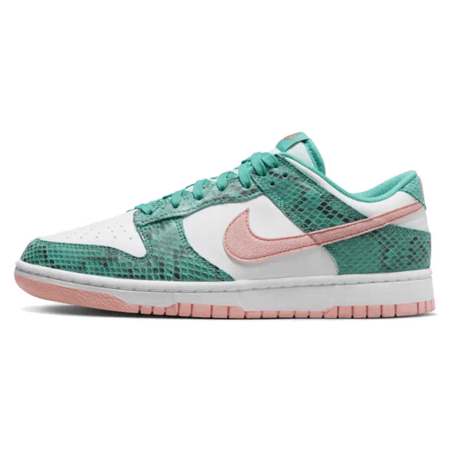 Nike Dunk Low Snakeskin Washed Teal Bleached Coral