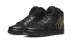 Nike SB Dunk High FAUST Black Gold