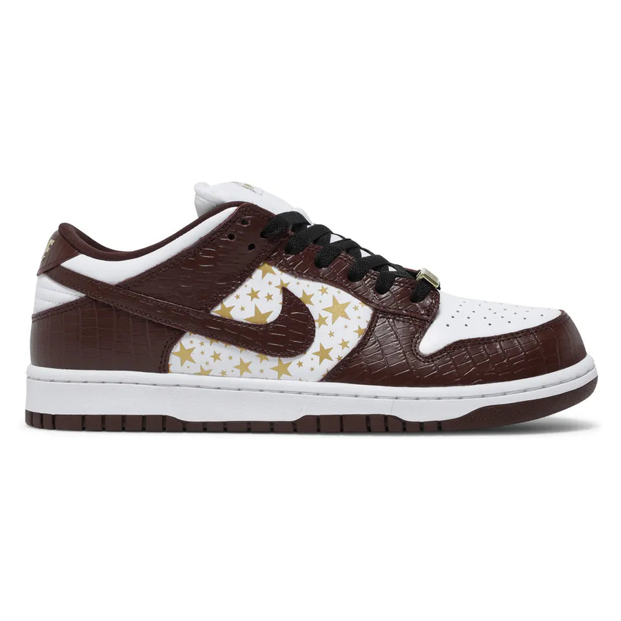 Nike SB Dunk Low Supreme Stars Barkroot Brown