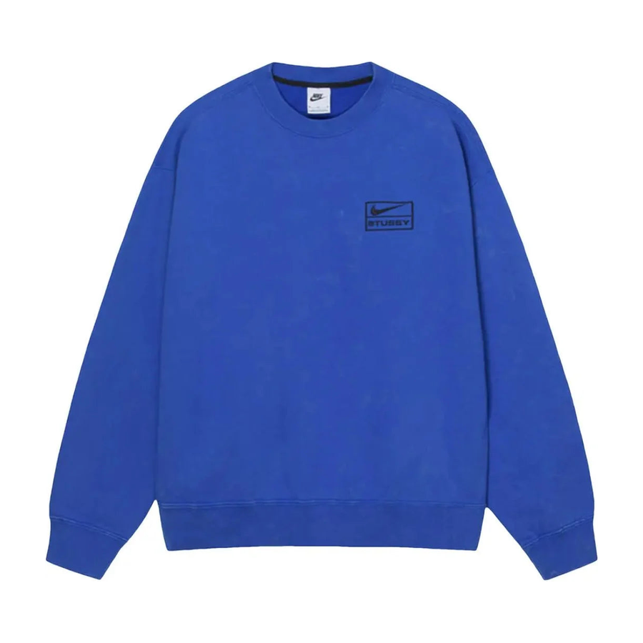 Nike x Stüssy Washed Blue Crewneck
