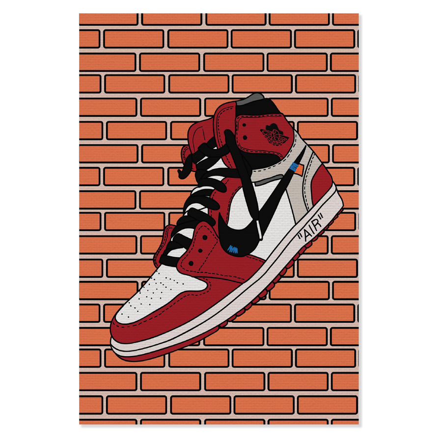 Obraz na plátně Jordan Off-White Chicago