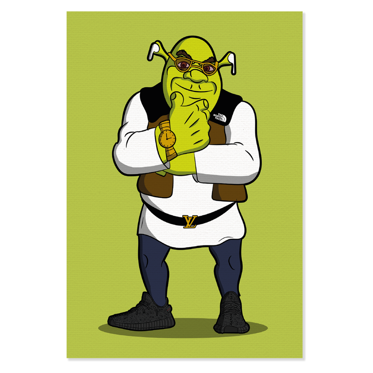Obraz na plátně Shrek Streetwear