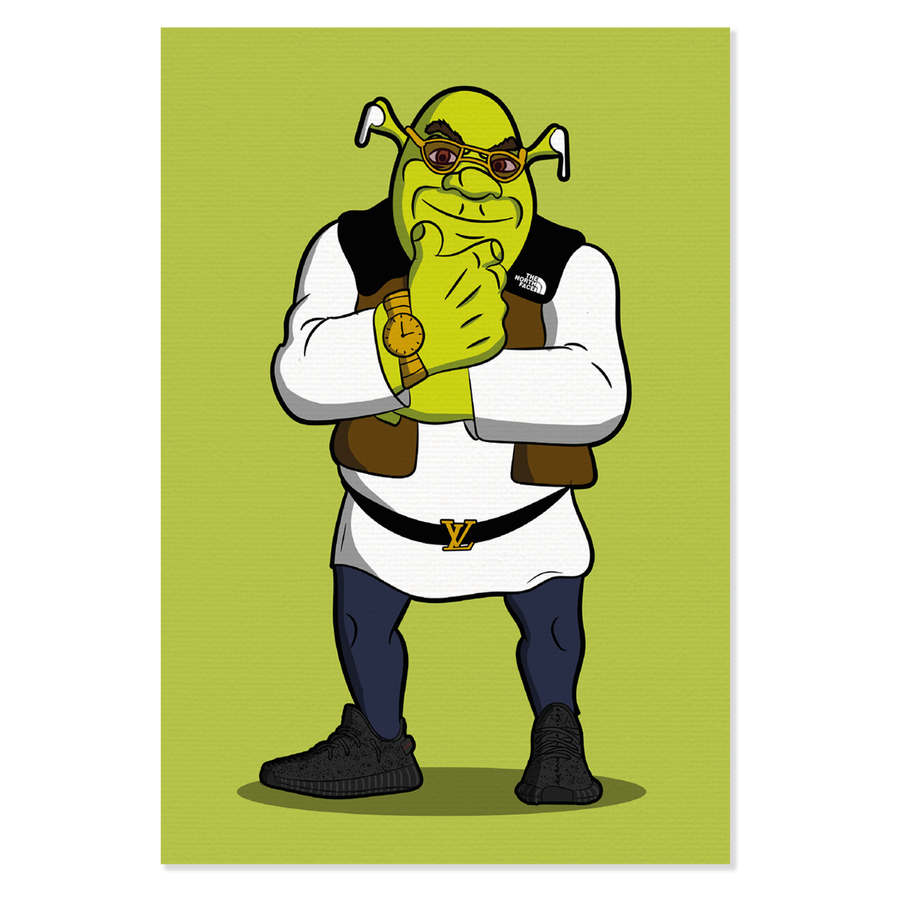Obraz na plátně Shrek Streetwear