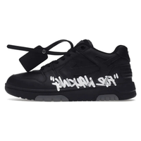 Off-White Out Of Office OOO 'For Walking' Low Tops Black White