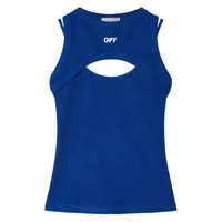 Off-White Top Logo modrá