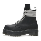 Rick Owens DRKSHDW x Dr Martens 1460 Quad Sole Steel Toe Boot Black