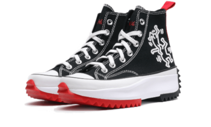 Keith Haring x Converse Run Star Hike Hi Black