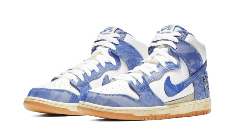 Carpet Company x Nike SB Dunk High "Blue/White-Gum"