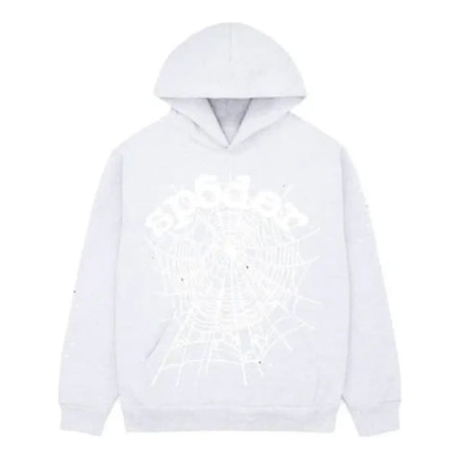Sp5der OG Web Grey Hoodie
