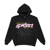 Sp5der P*NK V2 Hoodie Black