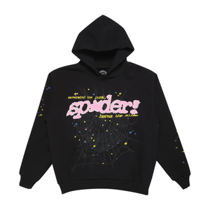 Sp5der P*NK V2 Hoodie Black