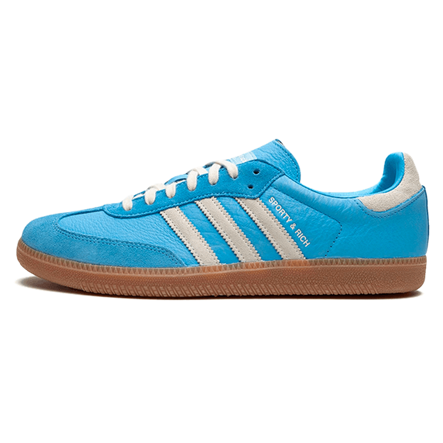 Sporty & Rich x adidas Samba OG Blue Grey