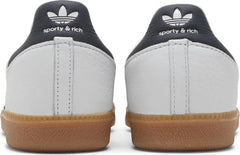 Sporty &amp; Rich x Samba OG White Legend Ink