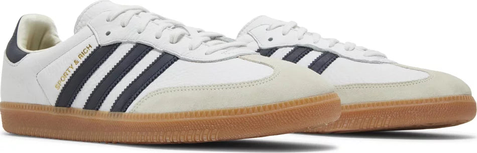 Sporty &amp; Rich x Samba OG White Legend Ink