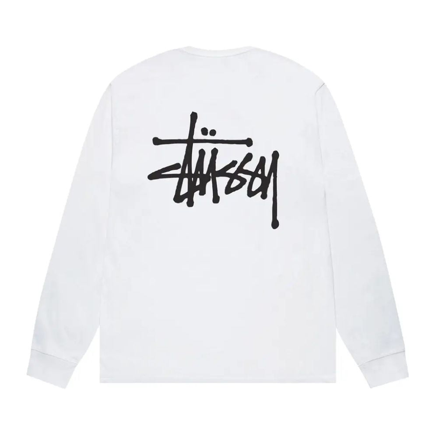 Stussy Basic Longsleeve Tee White
