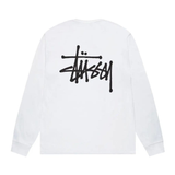 Stussy Basic Longsleeve Tee White