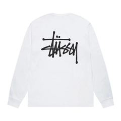 Stussy Basic Longsleeve Tee White