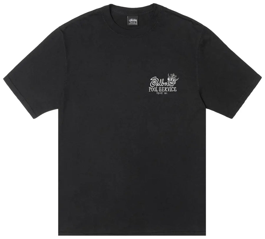Stussy Pool Service Tee Black