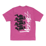 Stussy Skate Stack Tee Pigment Dyed Berry
