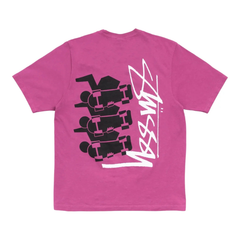 Stussy Skate Stack Tee Pigment Dyed Berry