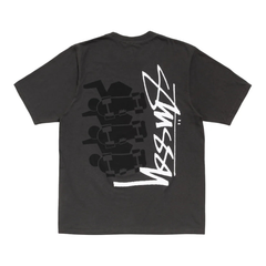 Stussy Skate Stack Tee Pigment Dyed Black