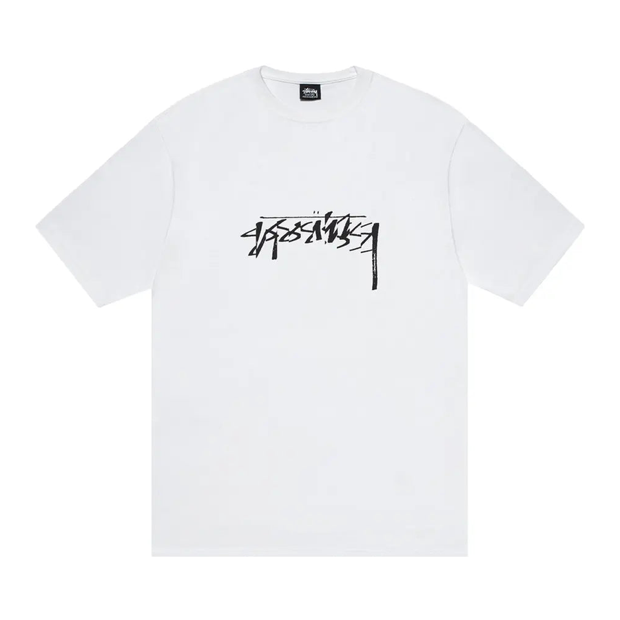 Stussy Sliced Tee White