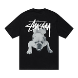 Stussy Stock Dog Tee Black