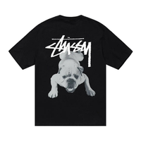 Stussy Stock Dog Tee Black