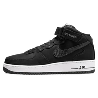 Stussy x Nike Air Force 1 Mid All Black