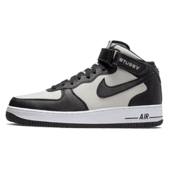 Stussy x Nike Air Force 1 Mid Grey Black