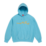 Supreme Arabic Logo Hooded Sweatshirt 'Blue'